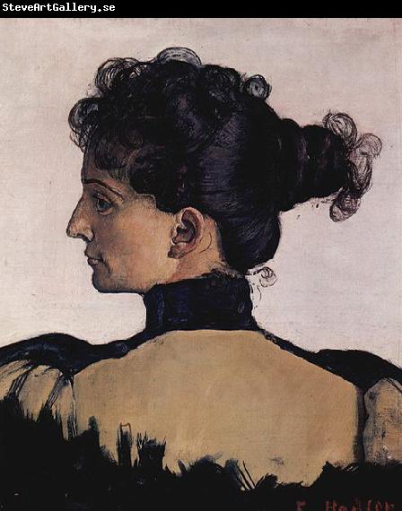 Ferdinand Hodler Portrat der Berthe Jacques, Frau des Kunstlers